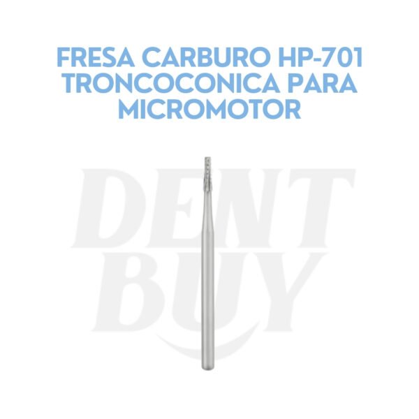 FRESA CARBURO HP-701 TRONCOCONICA PARA MICROMOTOR