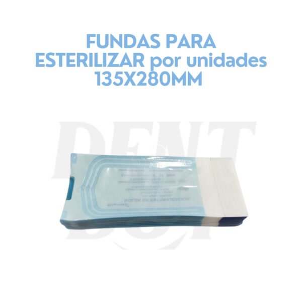 FUNDAS PARA ESTERILIZAR por unidades 135X280MM