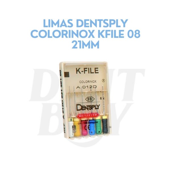 LIMAS DENTSPLY COLORINOX KFILE 08 21MM