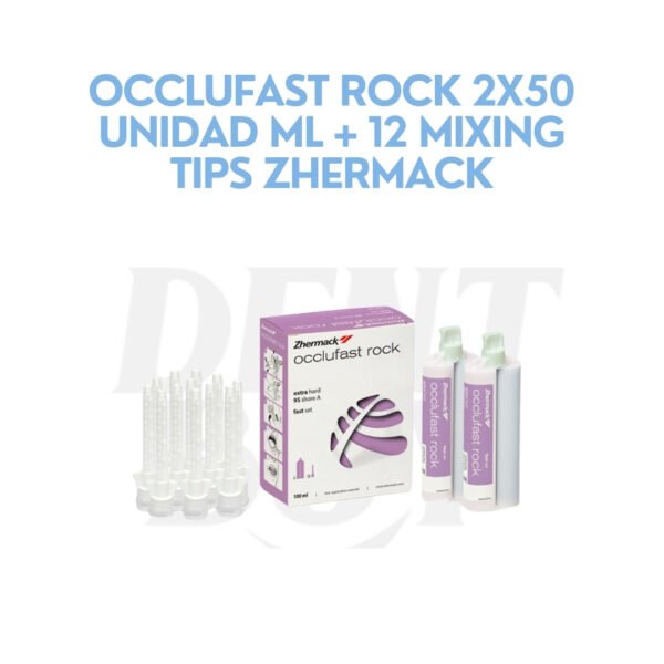 OCCLUFAST ROCK 2X50 UNIDAD ML + 12 MIXING TIPS ZHERMACK