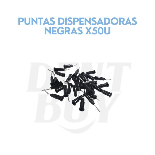 PUNTAS DISPENSADORAS NEGRAS X50U