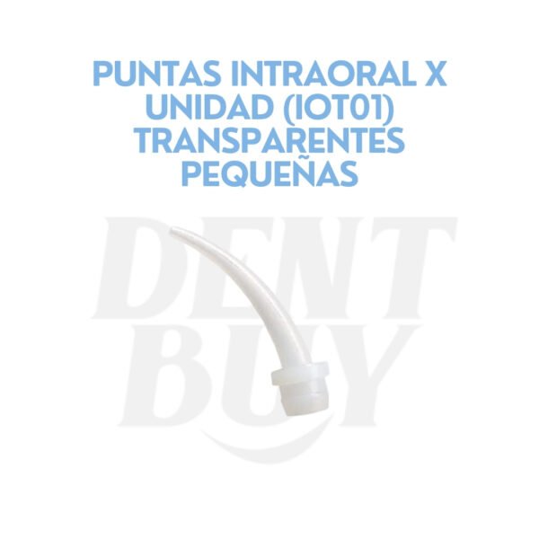 PUNTAS INTRAORAL X UNIDAD (IOT01) TRANSPARENTES PEQUEÑAS