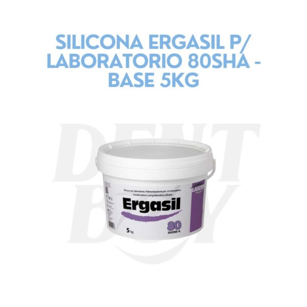 SILICONA ERGASIL P/ LABORATORIO 80SHA - BASE 5KG