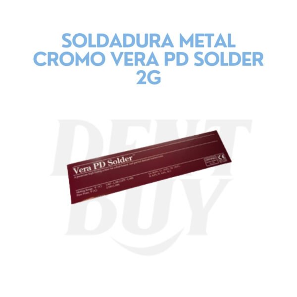 SOLDADURA METAL CROMO VERA PD SOLDER 2G