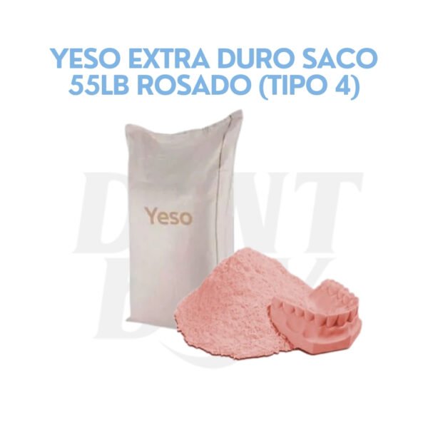YESO EXTRA DURO SACO 55LB ROSADO (TIPO 4)