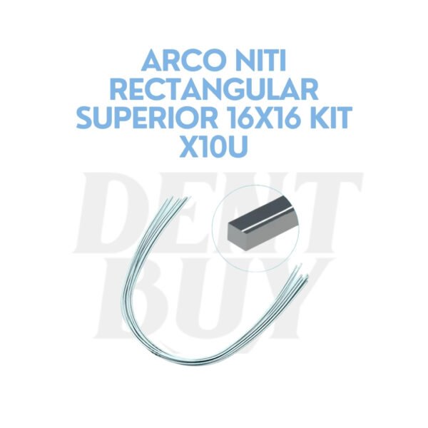 ARCO NiTi RECTANGULAR SUPERIOR 16X16 KIT X10U