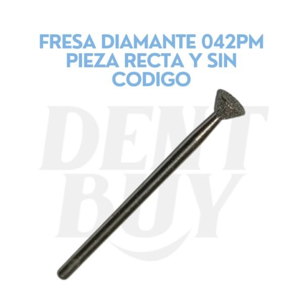 FRESA DIAMANTE 042PM PIEZA RECTA Y SIN CODIGO