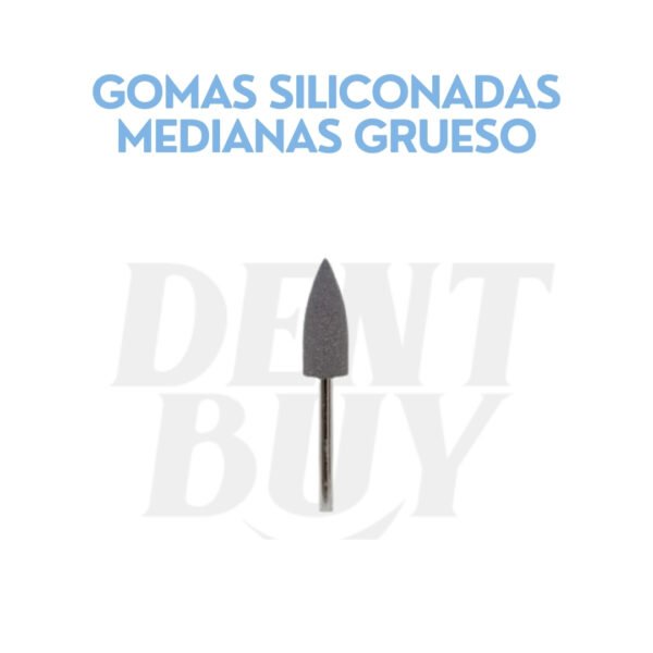 GOMAS SILICONADAS MEDIANAS GRUESO