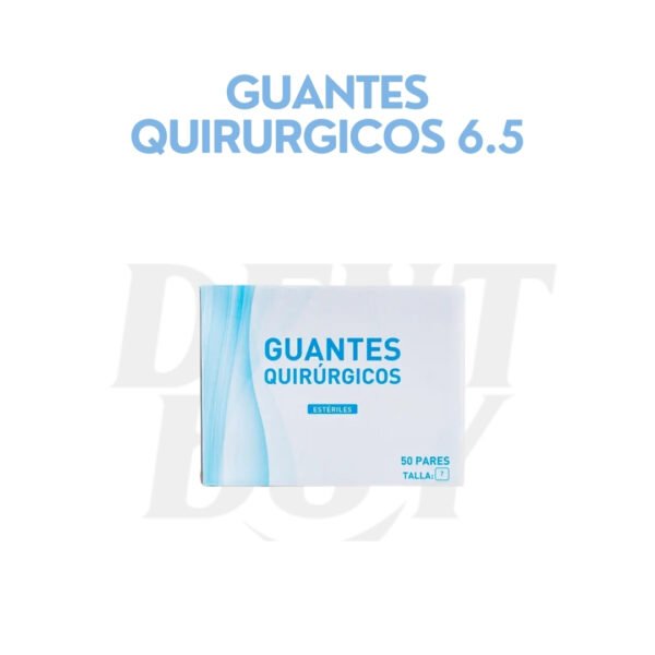 GUANTES QUIRURGICOS 6.5