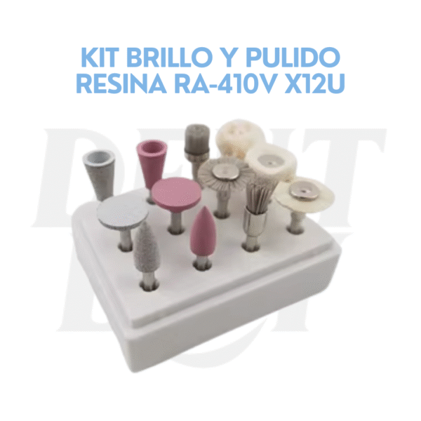 KIT BRILLO Y PULIDO RESINA RA-410V X12U