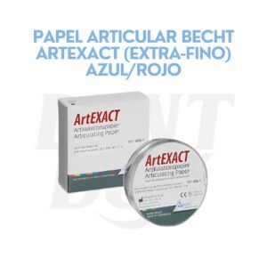 PAPEL ARTICULAR BECHT ARTEXACT (EXTRA-FINO) AZUL/ROJO