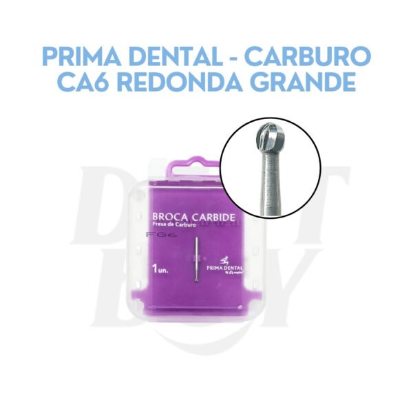 PRIMA DENTAL - CARBURO CA6 REDONDA GRANDE