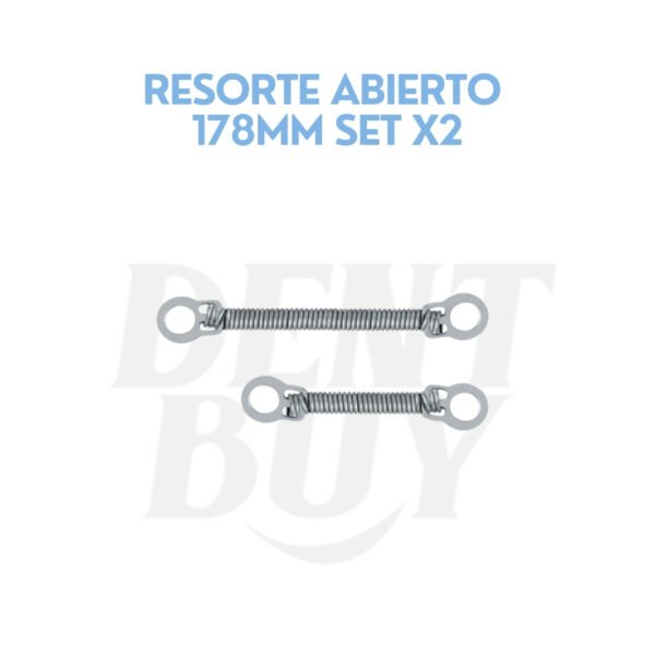 RESORTE ABIERTO 178MM SET X2
