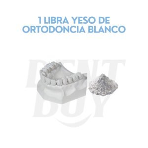 1 LIBRA YESO DE ORTODONCIA BLANCO