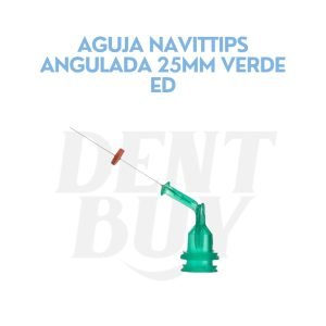 AGUJA NAVITTIPS ANGULADA 25MM VERDE ED