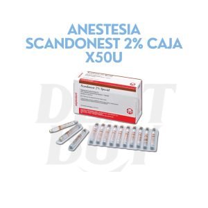ANESTESIA SCANDONEST 2% CAJA X50U