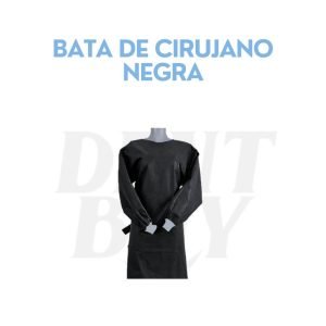 BATA DE CIRUJANO NEGRA