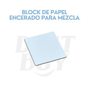 BLOCK DE PAPEL ENCERADO PARA MEZCLA