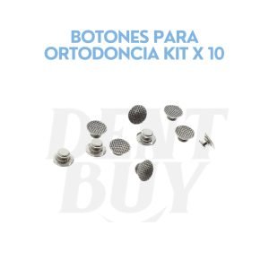 BOTONES PARA ORTODONCIA KIT X 10