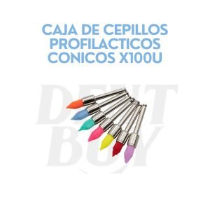 CAJA DE CEPILLOS PROFILACTICOS CONICOS X100U