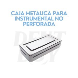 CAJA METALICA PARA INSTRUMENTAL NO PERFORADA