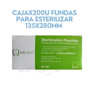 CAJAX200u FUNDAS PARA ESTERILIZAR 135X280MM