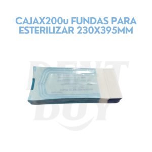 CAJAX200u FUNDAS PARA ESTERILIZAR 230X395MM