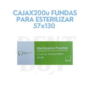 CAJAX200u FUNDAS PARA ESTERILIZAR 57x130