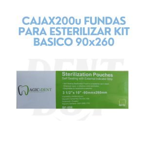 CAJAX200u FUNDAS PARA ESTERILIZAR KIT BASICO 90x260