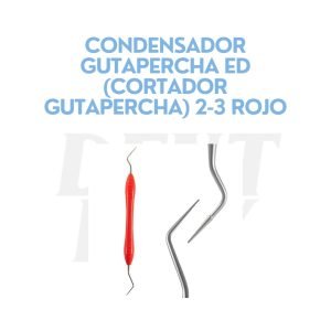 CONDENSADOR GUTAPERCHA ED (CORTADOR GUTAPERCHA) 2-3 ROJO