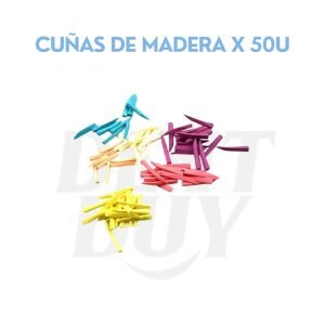 CUÑAS DE MADERA X 50U