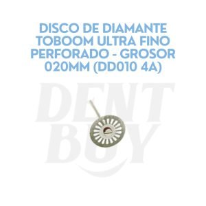 DISCO DE DIAMANTE TOBOOM ULTRA FINO PERFORADO - GROSOR 020MM (DD010 4A)