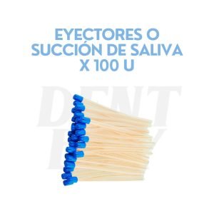 EYECTORES O SUCCIÓN DE SALIVA X 100 U