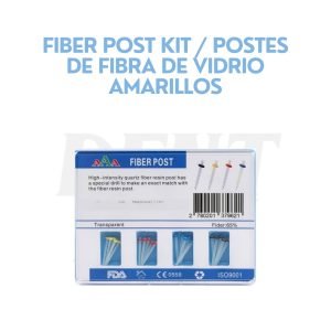 FIBER POST KIT _ POSTES DE FIBRA DE VIDRIO AMARILLOS