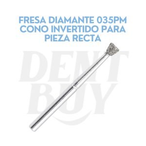 FRESA DIAMANTE 035PM CONO INVERTIDO PARA PIEZA RECTA