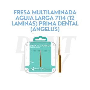 FRESA MULTILAMINADA AGUJA LARGA 7114 (12 LAMINAS) PRIMA DENTAL (ANGELUS)