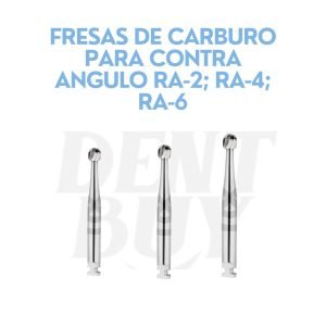 FRESAS DE CARBURO PARA CONTRA ANGULO RA-2; RA-4; RA-6