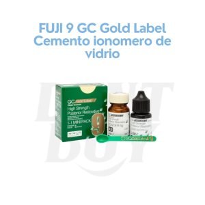 FUJI 9 GC Gold Label Cemento ionomero de vidrio radiopaco restaurador para posteriores