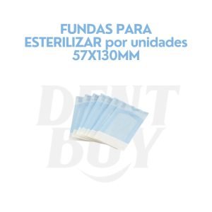 FUNDAS PARA ESTERILIZAR por unidades 57X130MM