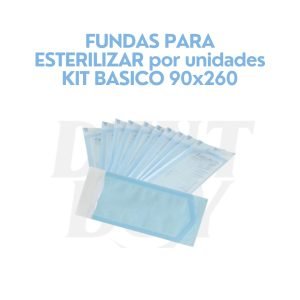 FUNDAS PARA ESTERILIZAR por unidades KIT BASICO 90x260