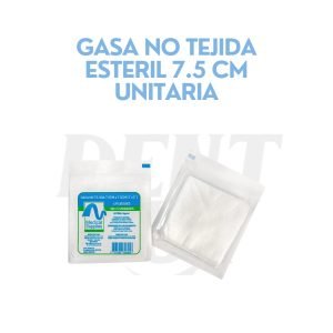 GASA NO TEJIDA ESTERIL 7.5 CM UNITARIA