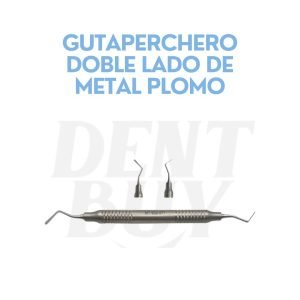 GUTAPERCHERO DOBLE LADO DE METAL PLOMO