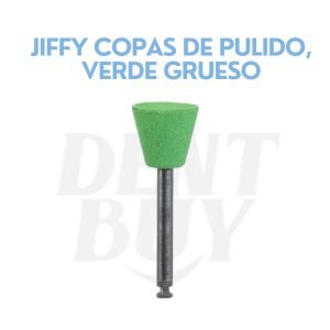 JIFFY COPAS DE PULIDO, VERDE GRUESO