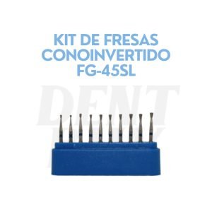 KIT DE FRESAS CONO INVERTIDO FG-45SL