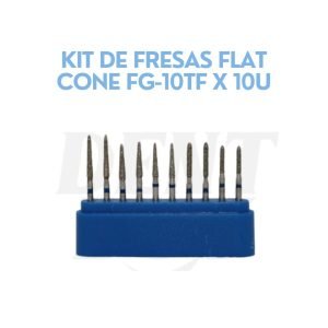 KIT DE FRESAS FLAT CONE FG-10TF X 10UKAVO