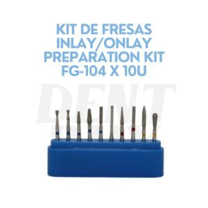 KIT DE FRESAS INLAY_ONLAY PREPARATION KIT FG-104 X 10U