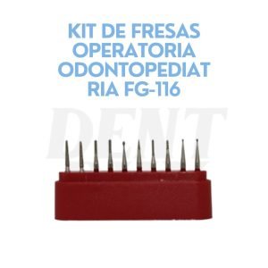 KIT DE FRESAS OPERATORIA ODONTOPEDIATRIA FG-116