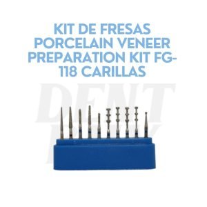 KIT DE FRESAS PORCELAIN VENEER PREPARATION KIT FG-118 CARILLAS