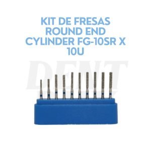 KIT DE FRESAS ROUND END CYLINDER FG-10SR X 10U