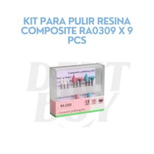 KIT PARA PULIR RESINA COMPOSITE RA0309 x 9 pcs